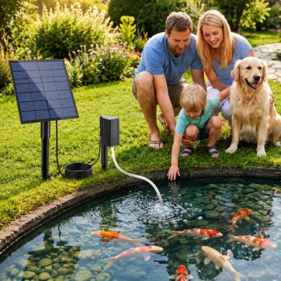 Napenergiával működő tóaerátor | SUNPUMP